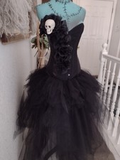 Witch Corset costume Custom Made. Voodoo Corset Costume. Sz S-L "SALE"