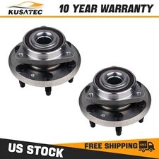 Pair Rear/Front Wheel Bearing Hub For GMC Acadia Chevy Traverse Buick Enclave