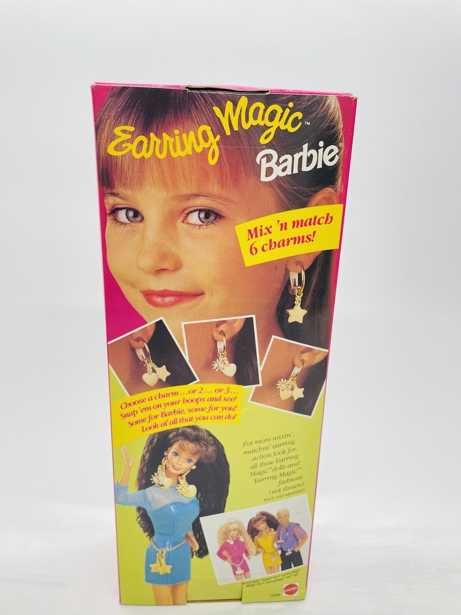 Barbie 1992 Earring Magic A.A. Fabrique en Malaisie NRFB