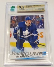 2019-20 UPPER DECK 210 ILYA MIKHEYEV YOUNG GUNS YG MNT GEM 9.5 GRADED ROOKIE 