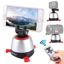 Electronic 360 degree Rotate Delay Panoramic Head For SmartPhone Gopro DSLR DV