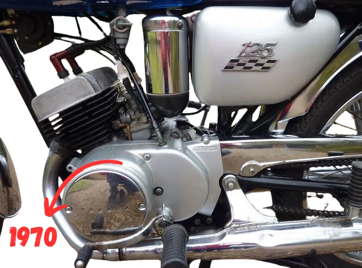 JUEGO DE TORNILLOS DE PERNO DE MOTOR DE ACERO INOXIDABLE PULIDO YAMAHA AS1 C YAS1 AS1C AS2C AS2C Foto 4 de 4