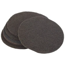 TP Tools 800 Grit, 6" Dia Hook & Loop Gray Scuff Pads, 5 Pk #8038-656