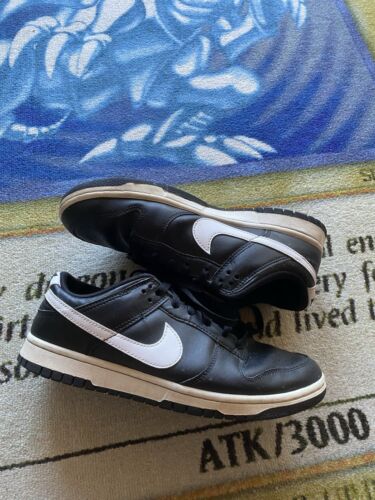 Nike Dunk Low Retro White Black Panda 2.0 Reverse Men Shoes Sz 8.5 DV0831-002 - Picture 3 of 9