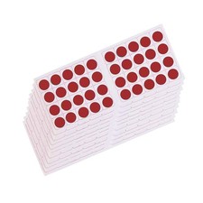 VAMA Fashions 10 Maroon Round Bindi Stickers for Women Girls - 10MM Set