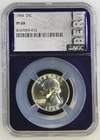 1964 90% Silver Quarter NGC PF-69 Trader Bea Purple Core and BERT Label