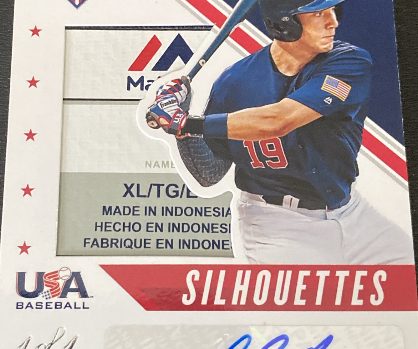 2020 Panini USA Baseball Stars & Stripes Signatures Jackson Baumeister Auto 1/1 view 7