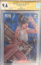 Zenescope Red Agent: Island Of Dr. Moreau CGC SS 9.6 METAL Signed Mike Debalfo