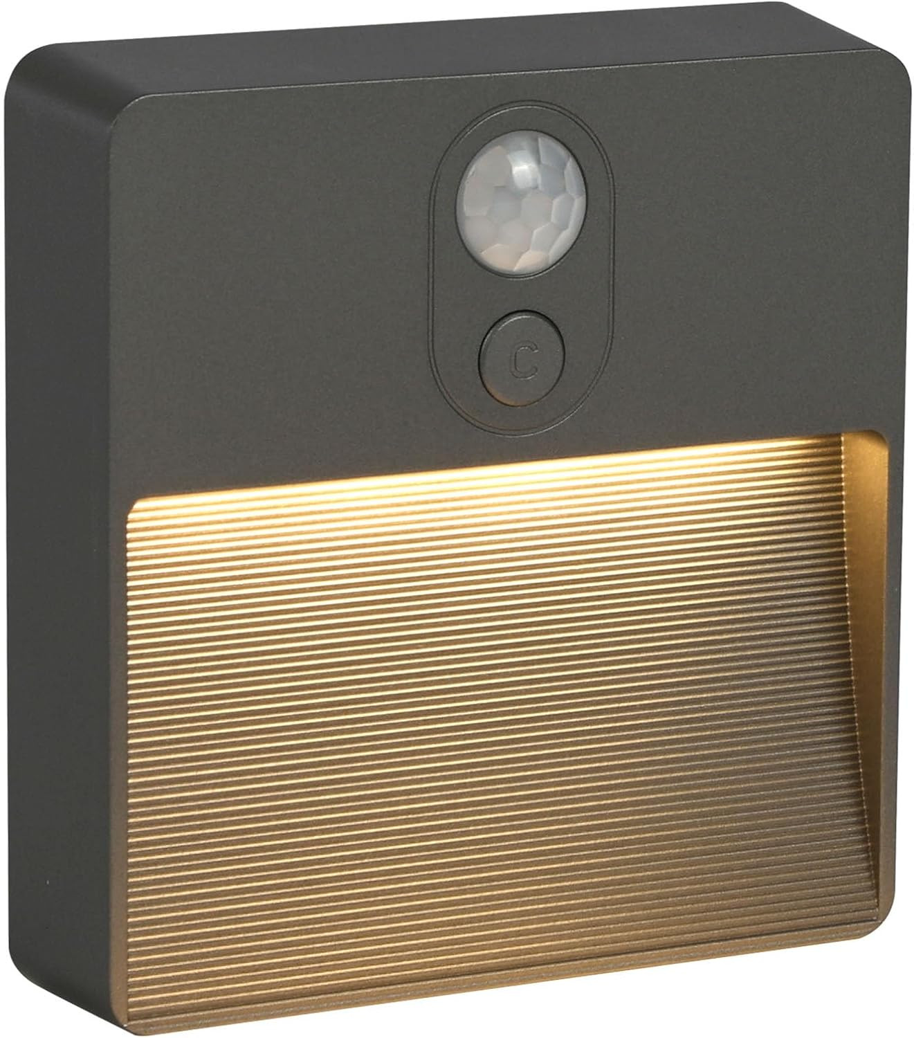 Motion Sensor Night Light Stick-On Battery Powered Night Lights Warm Light 4 RGB