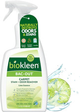 Bac-Out Enzyme Cleaner Spray and Stain Odor Remover for Pet Stains, Laundry, D