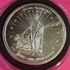 1 oz 2009 Silver Trade Unit Reliable Silver Corporation .999 Silver Double Dated