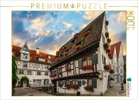 Calvendo Puzzle The Leaning House Hotel In Ulm | 1000 Pieces, Finished Size 25.2