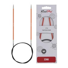KnitPro Zing Fixed Circular Needles 32" 80cm  US 2 2.75mm , Carnelian