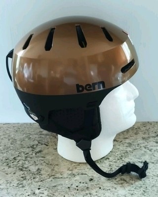 Bern Macon 2.0 MIPS Winter Sport- bicycle  Helmet, Size Small, Copper/Black