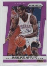 2013-14 Panini Prizm Purple Prizm Die-Cut 11/49 Serge Ibaka #84 0a1