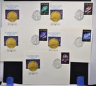 RUSSIA 1976 Motiv SPACE, Cpl Intercosmos Set on 5 FDC Covers
