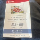 Paper for Canon SELPHY CP1500 - KC-18IF Genuine Canon Ink + Sticker Paper Set (5