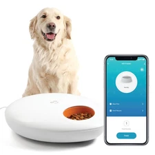 Smart Pet Feeder, Programmable Dispenser for Wet/Dry Food, App Control, Alexa...