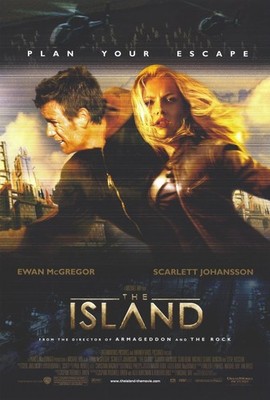 The Island Poster C 27x40 Ewan McGregor Scarlett Johansson Djimon Hounsou