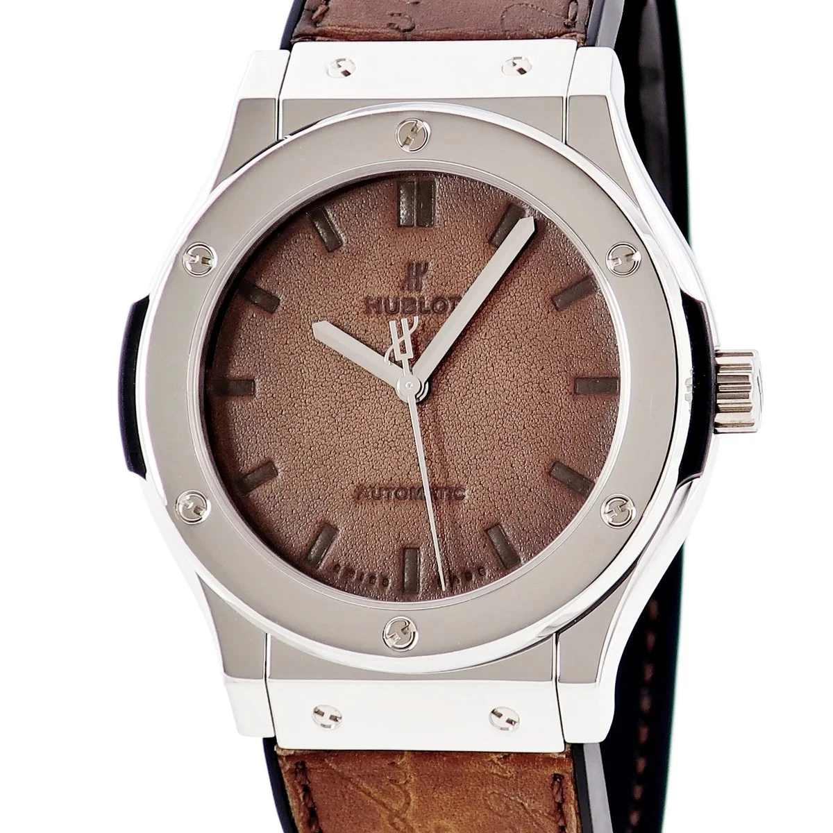 Hublot — Hublot Classic Fusion 511.TX.050T.VR.BER16 Leather / Rubber 45mm #HDW132