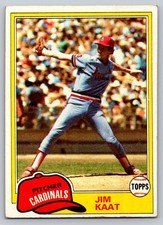1981 Topps - #563 Jim Kaat | St. Louis Cardinals EX