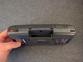 Sega Game Gear Handheld Console Powers On