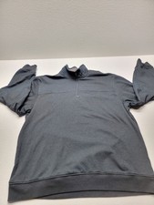 Van Heusen Men s Gray Flex 1/4 Zip Pullover Mock Neck Sweatshirt XL