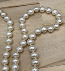 14k Knotted Pearl Necklace  — photo 3