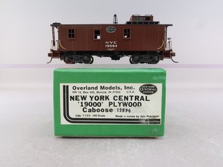 HO Brass Model OMI 1193 NYC New York Central Plywood Caboose #19594 Custom