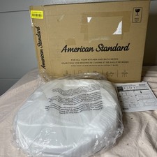 American Standard 5020B65G.020 Round Toilet Seat, Soft Close, White