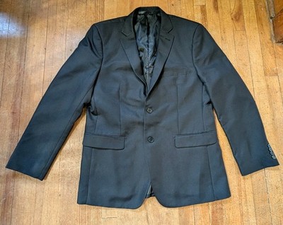 Cedar Wood State Black Wedding Blazer Suit Jacket Men's Size Chest UK 42R
