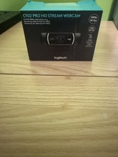 Logitech C922 Pro HD Stream Webcam - 1080p 30fps / 720p 60fps - With Tripod