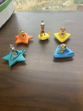 Vintage 1989 Wendy's Kids Meal Toy The Jetsons Space Cars Lot of 5 Figures Rare