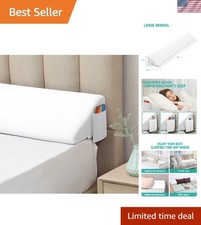 Queen Size Bed Wedge Pillow for Headboard Gap,0-6" Gap Filler  Bed Wedge Gap...