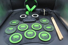 Electronic Drum Set, 9-Pads Roll-Up Electric Drum Pad Kit with Headphone Jack