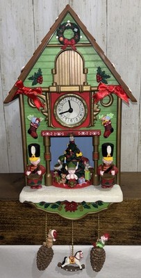 Avon Tick Tock Till Christmas Cuckoo Clock - Animated Musical Light Up - 2011