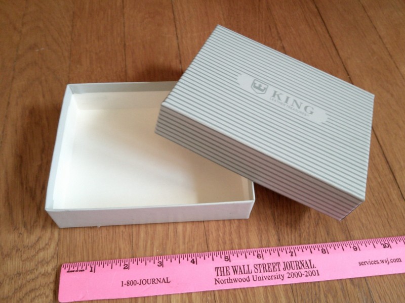 Vintage King Leather Treasures EMPTY BOX
