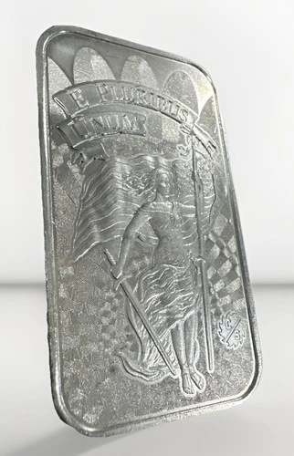 1 Troy oz Lady Liberty E. Pluribus Unum  Silver Bar .999