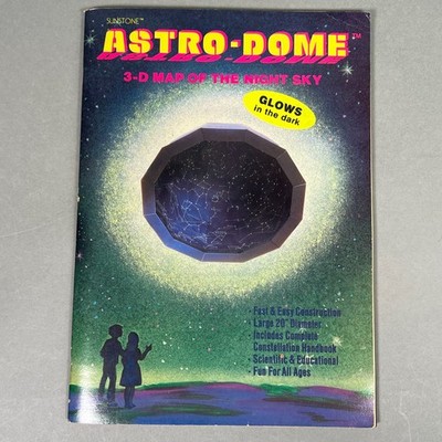 VTG 1983 Astro-Dome Build 3D Map of Night Sky Glows Stars Constellations Space