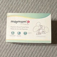 Maymom Wide-Mouth Flange with Duckbill Valve, 17mm Breast Pump Parts