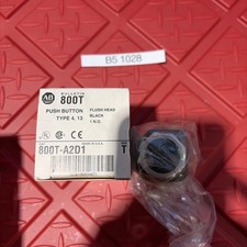 Allen Bradley Push Button Unit Flush Head Black 800T-A2D1