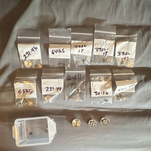 Slotcar 64p Crown and pinion gears lot Most are new