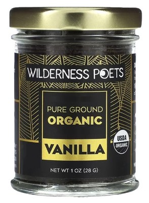 Pure Vanilla Powder - 100% Organic Ground Vanilla Beans - Tahitian Variety, G...