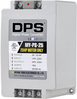 DPS 25HP Single Phase to 3 Phase Converter, UL-Listed, 200V-240V Power Solution