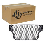 DIEDERICHS SPORT KÜHLERGRILL SCHWARZ GLÄNZEND passend für AUDI A5 8T RS5 Optik