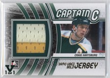 2011-12 ITG Captain-C Series Gold Jersey Vault Emerald 1/1 Craig Hartsburg 2a8