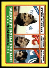 1986 Topps Eugene Daniel/Albert Lewis/Everson Walls Interception Leaders #229