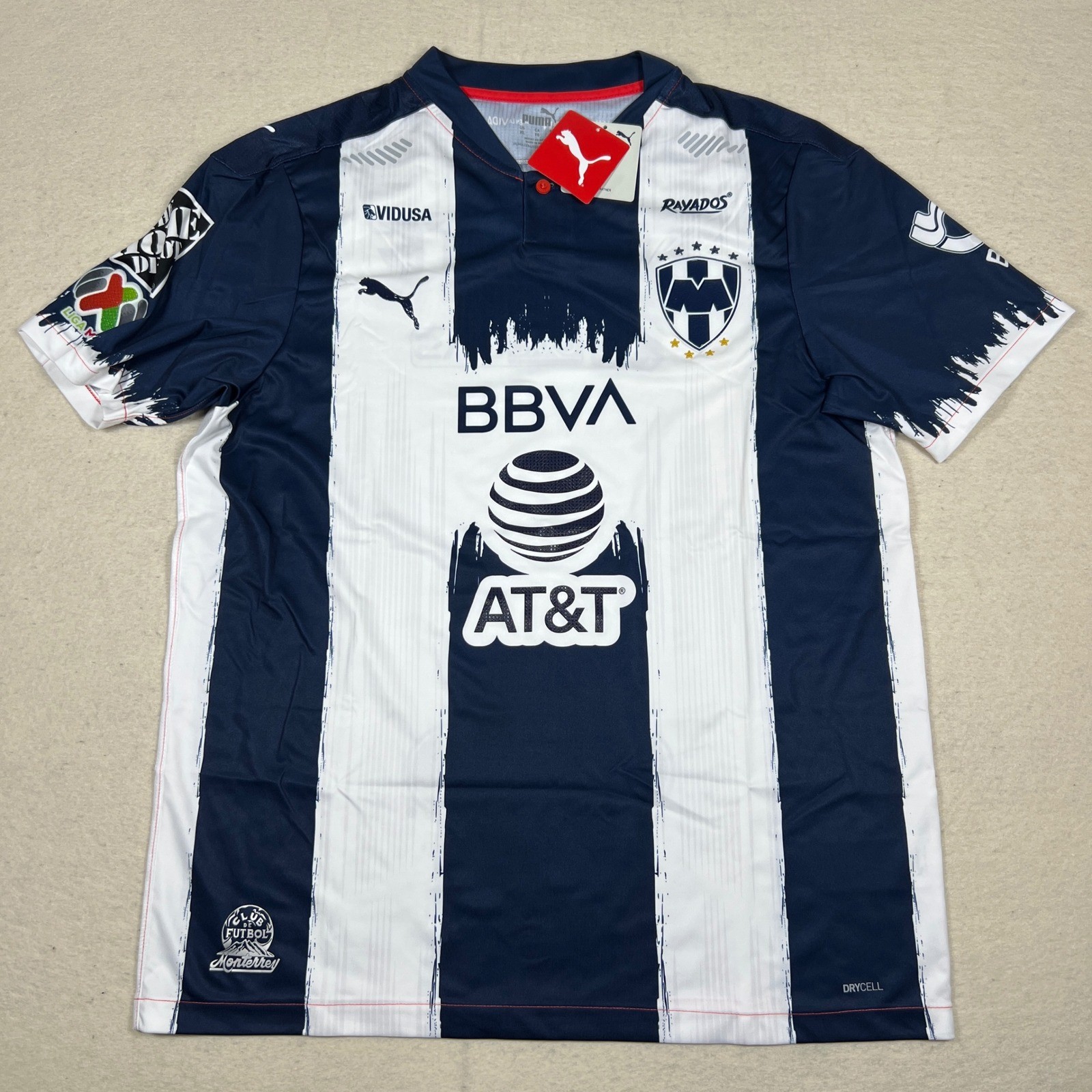 Puma Monterrey Rayados Jersey 2020/21 Mens XL Home BBVA Liga MX thumbnail 2