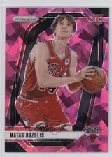2024-25 Panini Prizm Pink Ice Prizm Matas Buzelis #252 0zu6