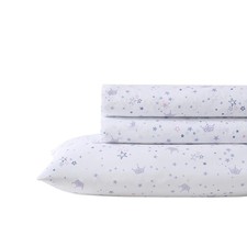 Laura Ashley Kids - Queen Sheet Set, Soft  Wrinkle-Resistant Toddler Bedding Se